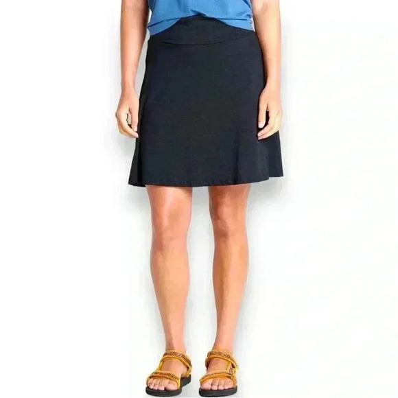 Columbia Chaka Skirt Above Knee length Heather Grey A-line Soft Stretch Fabric - Picture 2 of 16